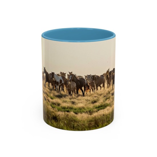 Horses Accent Coffee Mug - 11oz 