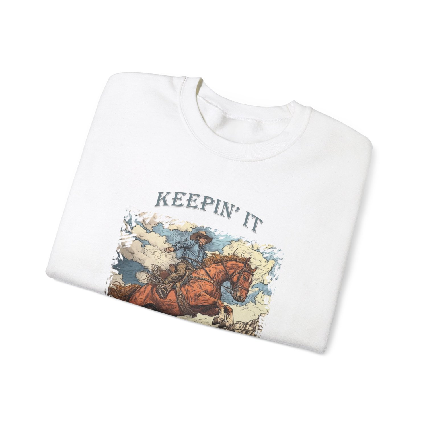 Keepin' It Western - Sweatshirt | Folded.jpg