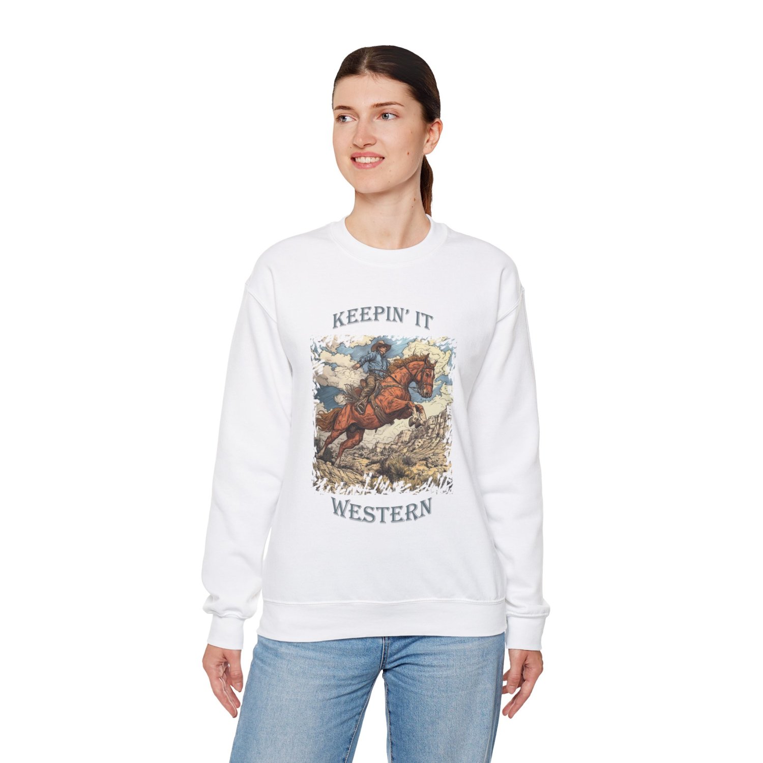 Keepin' It Western - Sweatshirt | Person_4.jpg