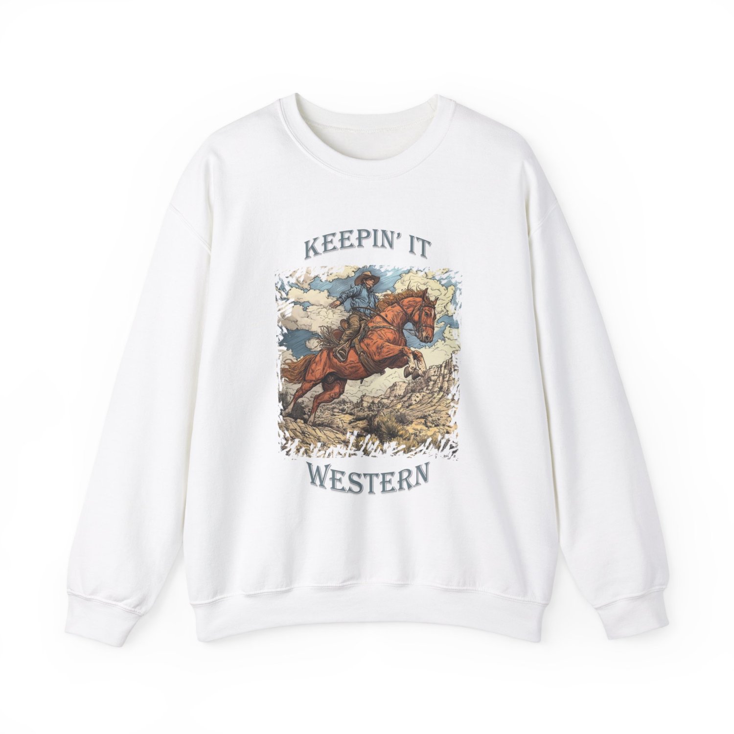 Keepin' It Western - Sweatshirt | Front.jpg