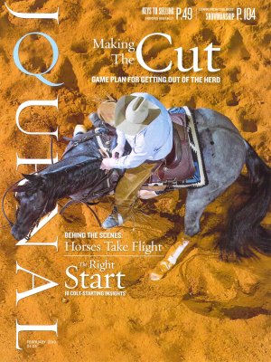 2018.02Quarter Horse Journal cover photo by S. Sylvester Photography
