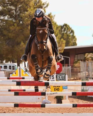 Isabella Ikast in the Jumber class in Tucson Arizona